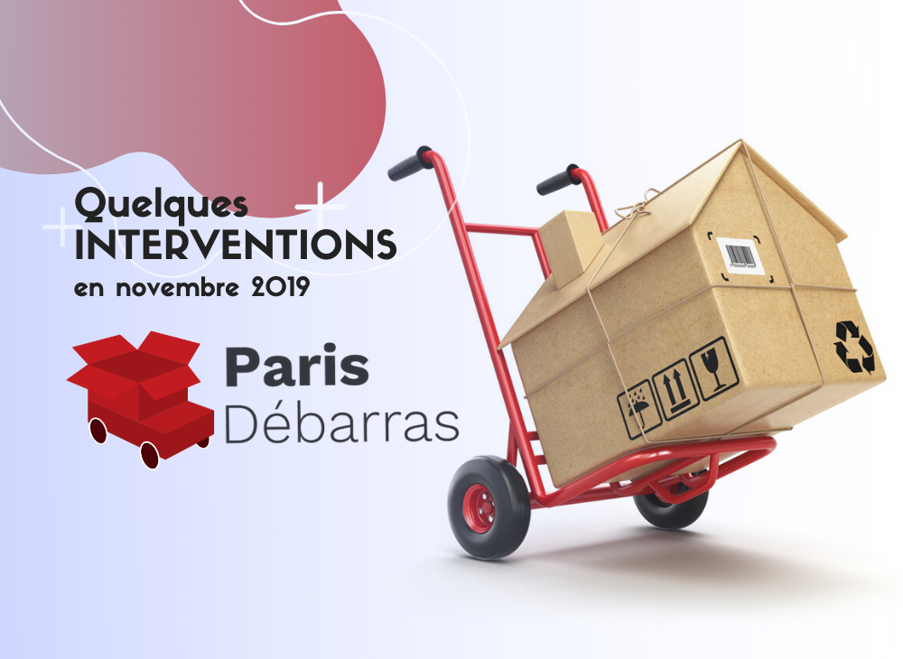 Interventions novembre 2019 - Paris Débarras