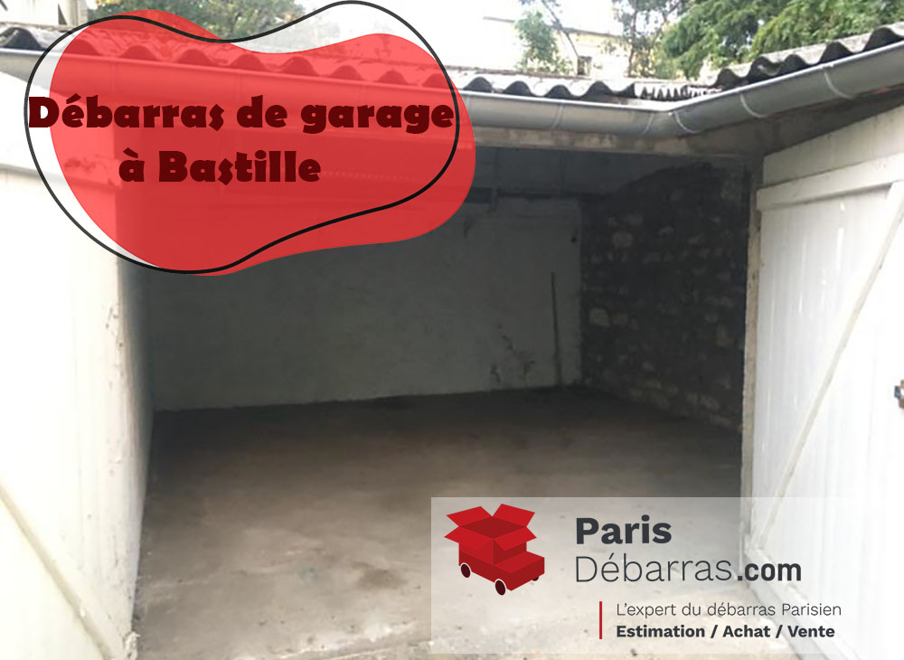 Débarras de garage dans le quartier de Bastille - Paris Débarras