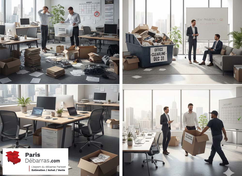 Débarras fin d'année pour entreprise - Paris Débarras