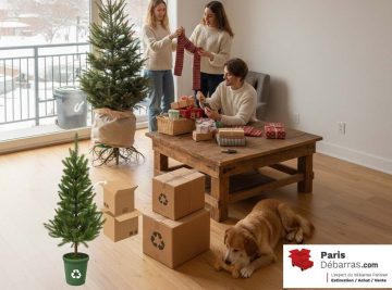 Gérer le sapin après les fêtes - Paris Débarras