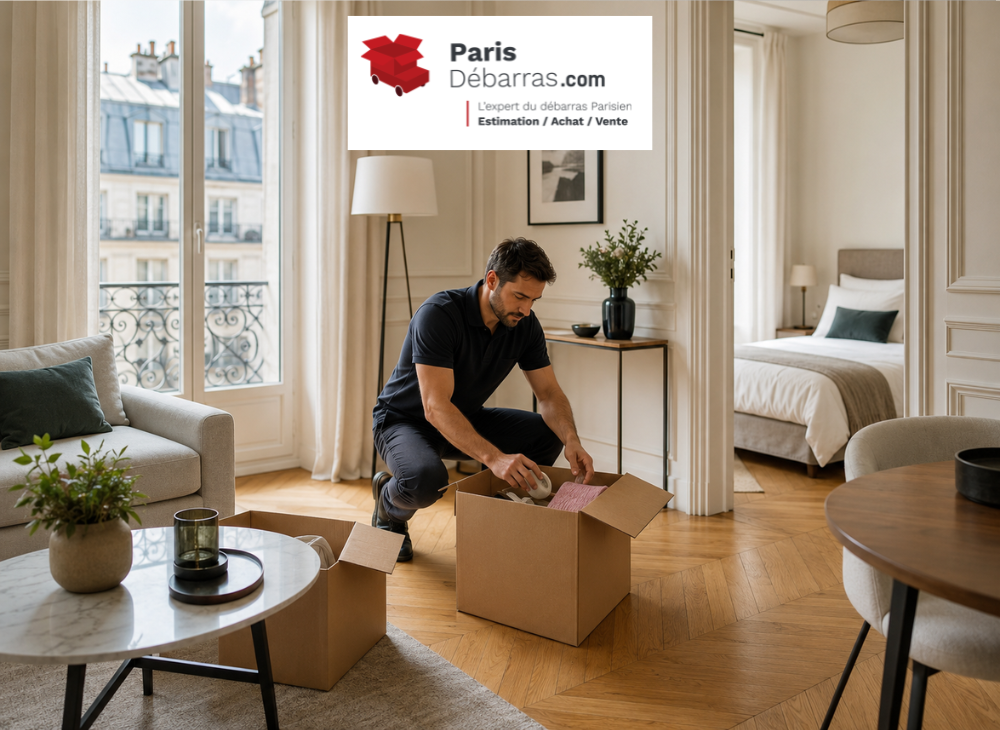 Débarras pour une location saisonnière